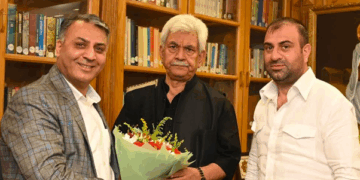 President KCCI Calls On LG Sinha