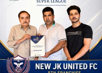 New JK United FC Joins Khyber Cement Kashmir Super League as fifth franchise