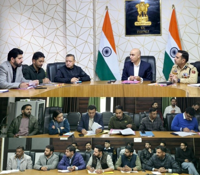NCORD meeting held at Kishtwar, DC Calls for intensive crackdown on perpetrators of drug abuse
