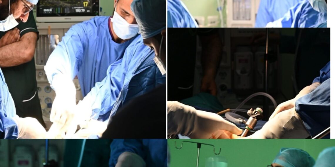 First Laparoscopic Cholecystectomy conducted at KMCH Sempora