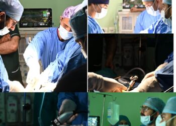 First Laparoscopic Cholecystectomy conducted at KMCH Sempora