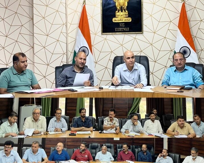 DC Kishtwar reviews formulation of CAPEX Budget 2025-26