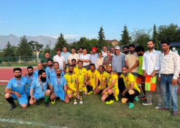 Employees’ Football Tournament Concludes at KU, Team Green Clinches Title