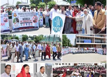 KU flags off walkathon on World No Tobacco Day, holds lecture series under NashaMukt J&K Abhiyaan