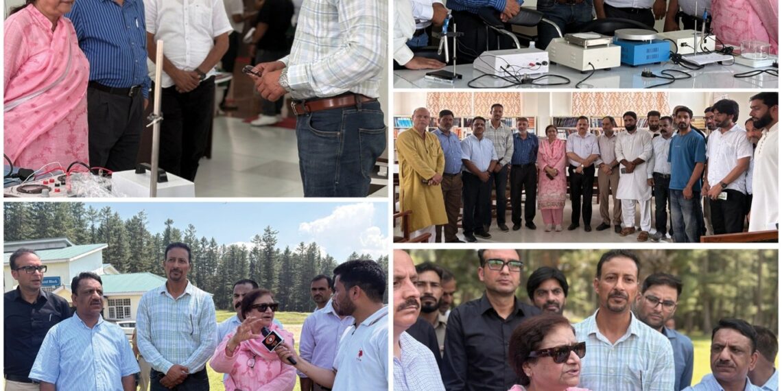 KU VC reviews key infra, academic initiatives at Kupwara Campus