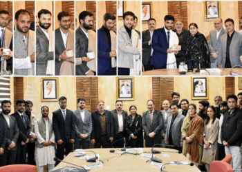 KU VC felicitates 11 CCCP Residential Coaching Prog Qualifiers of JKPSC CCE–2024