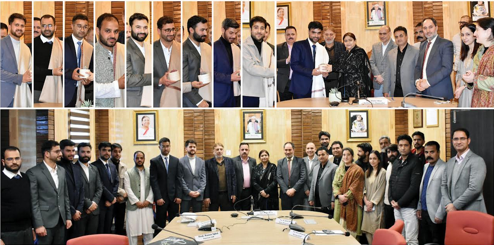 KU VC felicitates 11 CCCP Residential Coaching Prog Qualifiers of JKPSC CCE–2024