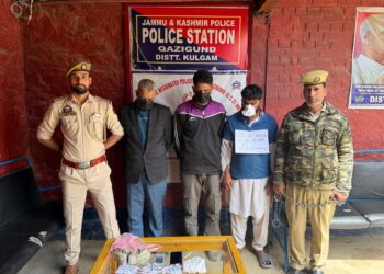 Major Drug Network Busted in Kulgam, 3 Arrested: Police