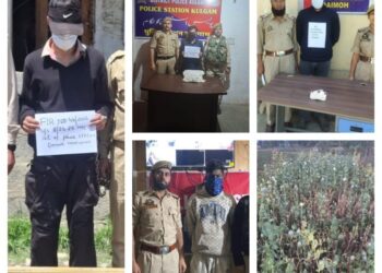 Drug peddlers arrested, contraband substances recovered in Kulgam: Police