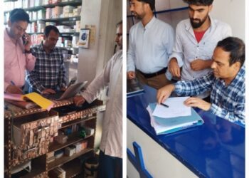 Several medical shops inspected in Kulgam, show-cause notices issued to the erring