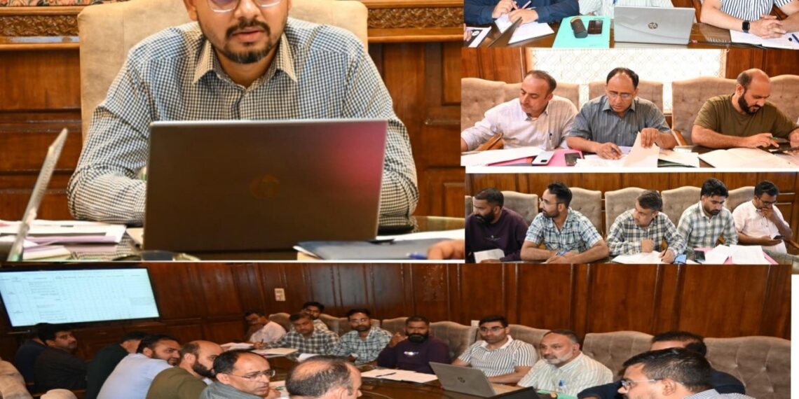 DDC Kulgam reviewed progress of works under JJM, Directs timely completion of works