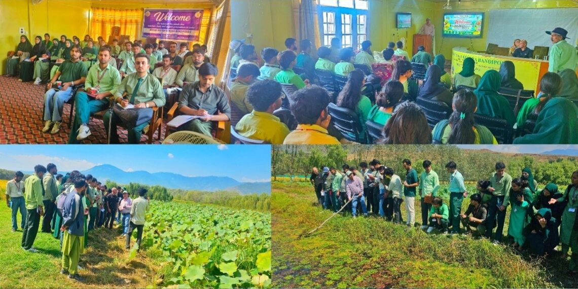 KVK Bandipora-1 hosts RAWE Students for Field-Based Agricultural Learning