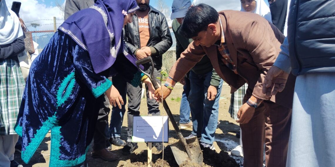 Mega Plantation Drive under Bhumi Suposhan Abhiyan Begins at KVK Kupwara
