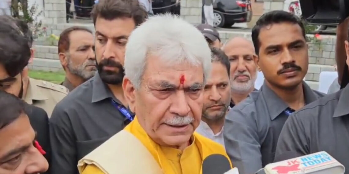 Shops Of ‘Conflict Profiteers’ Closed Forever In Jammu And Kashmir: LG Sinha