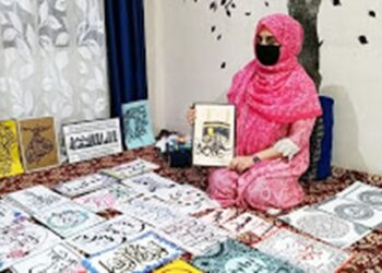 This literature post graduate finds calligraphy ‘eloquent’ during lockdown’; draws appreciation on Social media