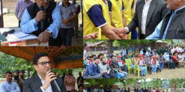 MLA Beerwah, DC Budgam Inaugurate Multipurpose Playfield at Watalpora