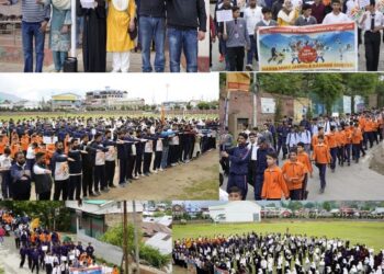 Unity March under NashaMukt J&K Abhiyan held in Bandipora