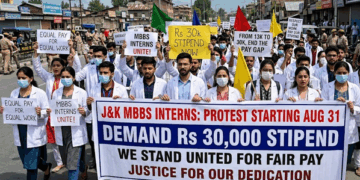 MBBS interns across J&K to protest from Aug 31, demand Rs 30,000 stipend