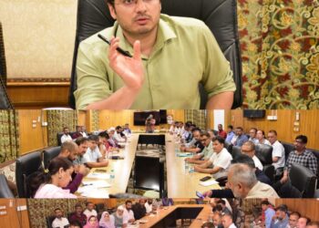 City Municipal Commissioner Srinagar chairs strategic meet to strengthen Urban Services, Governance
