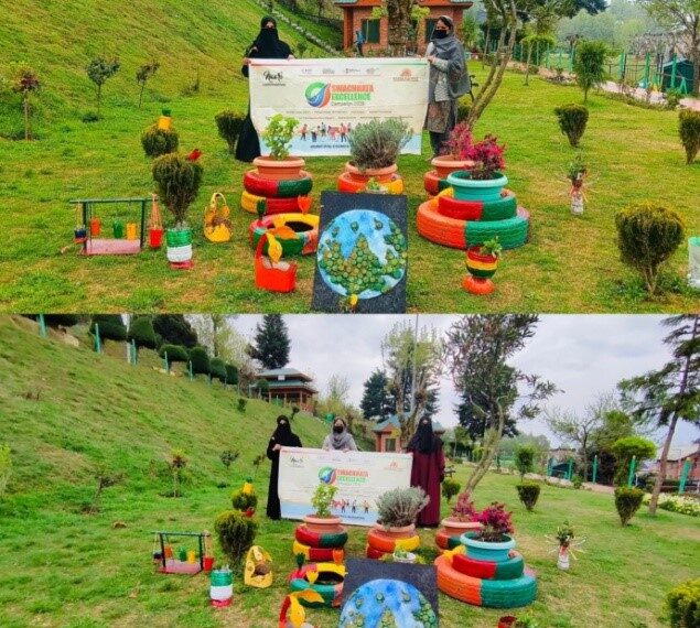 MC Bandipora unveils ‘Waste to Wonder’ Park at Nishat Park