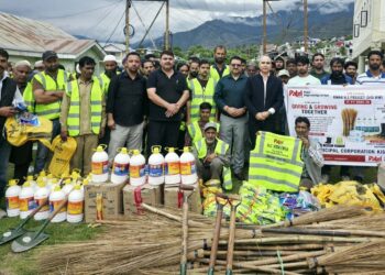 MC Kishtwar gets sanitation equipment under CSR Initiative