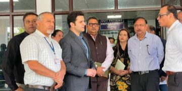 MD NHM visits hospitals in Jammu to review healthcare services, drug de-addiction facilities