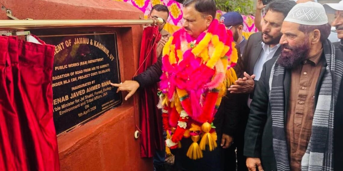Mendhar gets major road development push, Rana launches Rs 3 crore projects