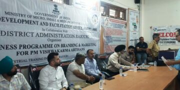 MSME-DFO Jammu organises PM Vishwakarma awareness programme in Rajouri