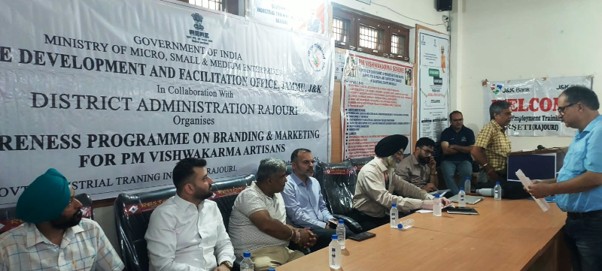 MSME-DFO Jammu organises PM Vishwakarma awareness programme in Rajouri