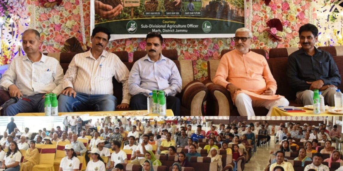 MLA Sham Lal launches “Khet Bachao Abhiyan” at Purkhoo