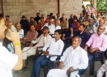 MLA Chenani-Ghordi Balwant Singh Mankotia holds public grievance meeting; Highlights development push