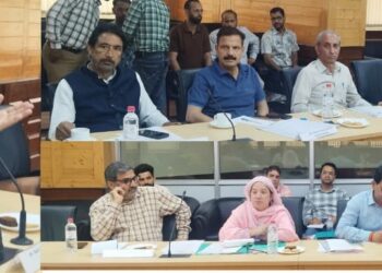 MLA Nazir Ahmad Khan Gurezi chairs meeting of Committee on Estimates
