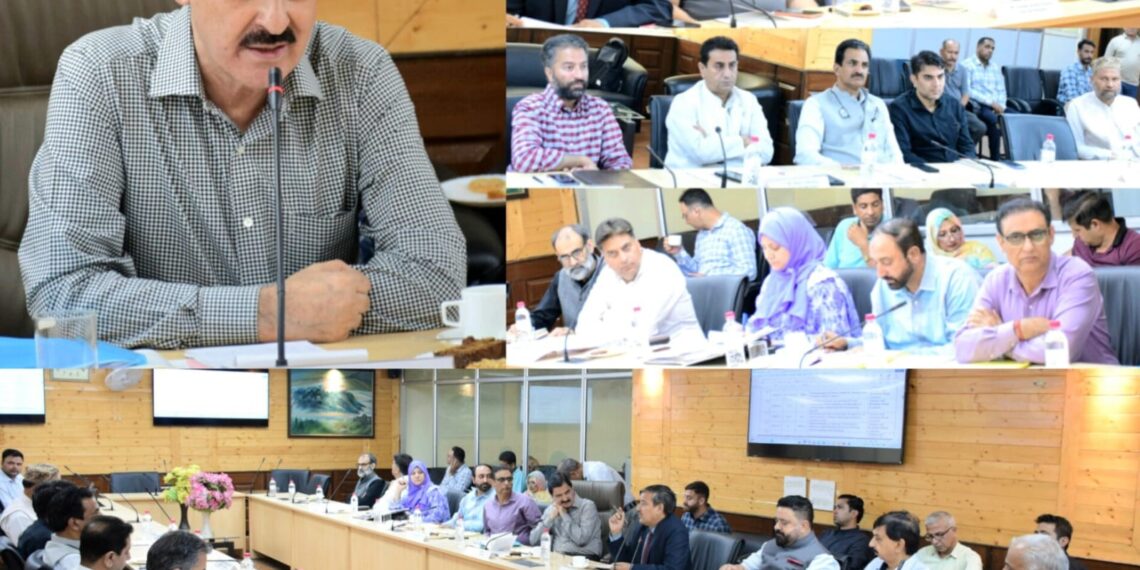 MLA Mir Saifullah chairs meeting of Committee on Public Undertakings