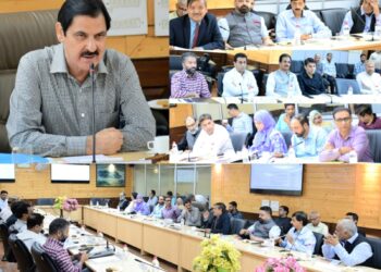 MLA Mir Saifullah chairs meeting of Committee on Public Undertakings