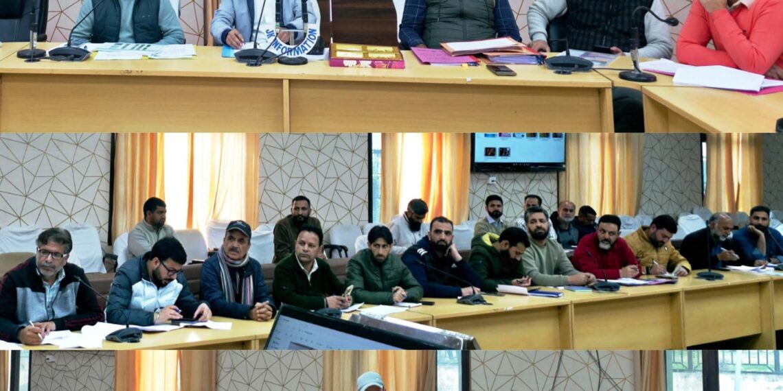 MLA Inderwal reviews progress of dev works in home constituency, Directs timely completion, quality execution