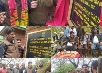 MLA Sonawari lays foundation stones for key infra projects in Ajas