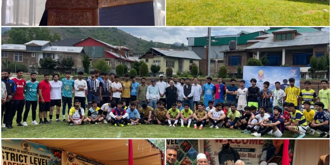 MLA Bandipora promotes Youth Development, Rural Growth through Sport, Horticulture Initiatives