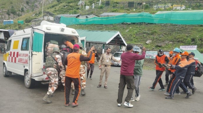 Police Conducts Mock Drill on Yatra Route in Ang