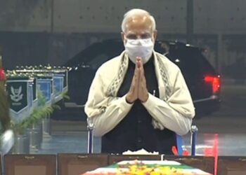 PM Modi pays tributes to Gen Bipin Rawat, his wife, 11 others killed in IAF chopper crash