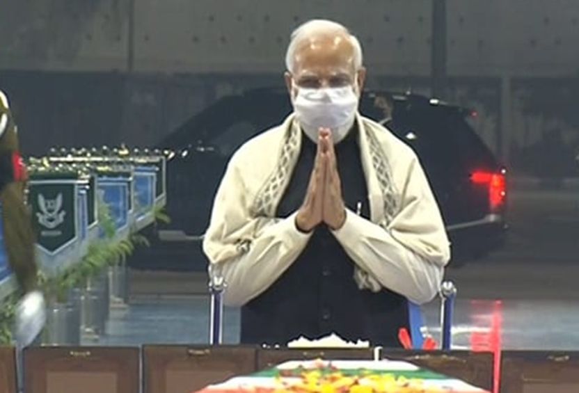 PM Modi pays tributes to Gen Bipin Rawat, his wife, 11 others killed in IAF chopper crash