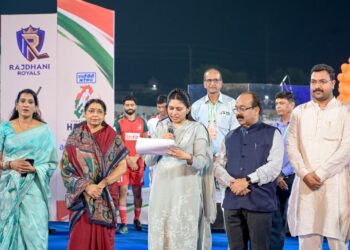 Union MoS Raksha Khadse Chairs Opening Ceremony of Chhattisgarh Hockey League