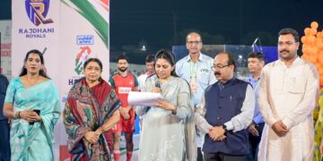 Union MoS Raksha Khadse Chairs Opening Ceremony of Chhattisgarh Hockey League