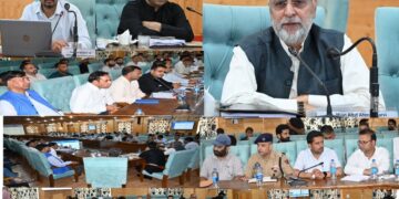 MP Mian Altaf chairs DISHA review meeting at Kulgam