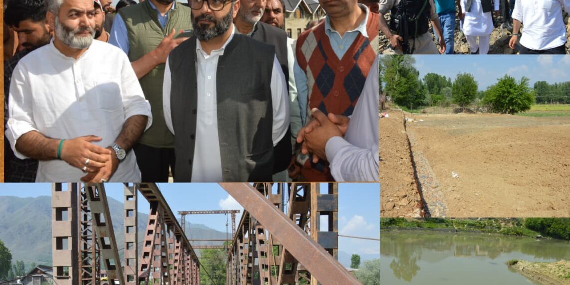 MP Aga Ruhullah Mehdi visits Sumerbugh, Shalina in Budgam