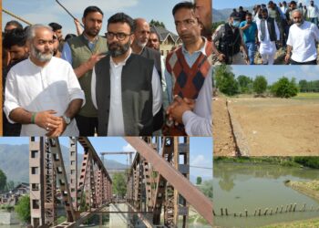 MP Aga Ruhullah Mehdi visits Sumerbugh, Shalina in Budgam
