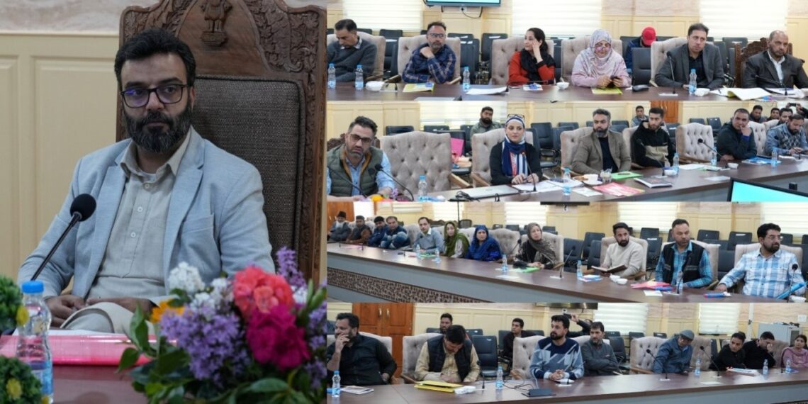 MP Aga Ruhullah Mehdi chairs review meeting at G’bal, stresses improved healthcare delivery