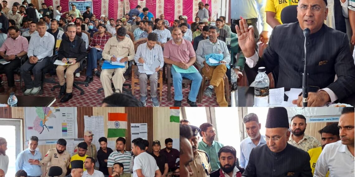 MP Khatana holds Public Outreach Prog at Banihal, reviews developmental, public issues