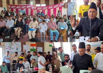 MP Khatana holds Public Outreach Prog at Banihal, reviews developmental, public issues