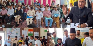 MP Khatana holds Public Outreach Prog at Banihal, reviews developmental, public issues