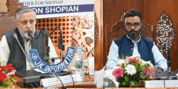 MP Main Altaf chairs DISHA meeting at Shopian, reviews developmental works & Govt schemes